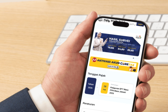 Permudah Pengisian SPT Tahunan, DJP Luncurkan Coretax Versi Mobile Bernama M-Pajak